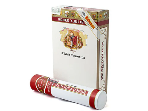 Romeo y Julieta Wide Churchill Tubos pack of 3 – Cuban Cigar
